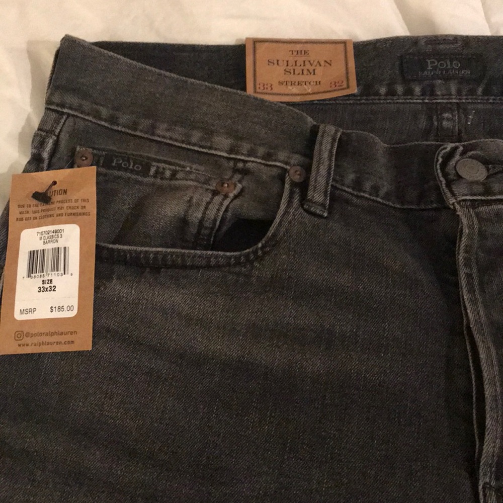 Polo Ralph Lauren black denim jeans